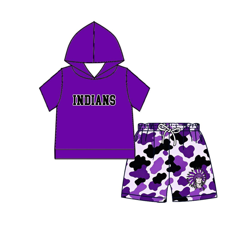 Hooded Short Set